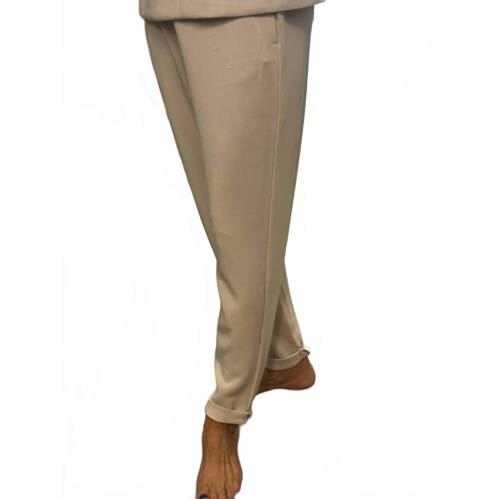 NEW WONDERFUL & YOUNG tapered pants in beige